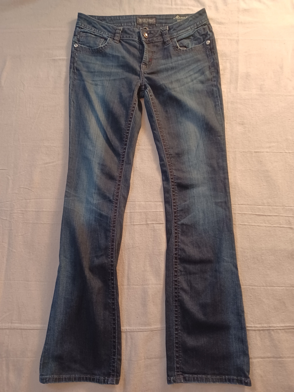 MEK Denim Marrakech Slim Boot-Cut Jeans Women's Size Waist 30 x Length 34